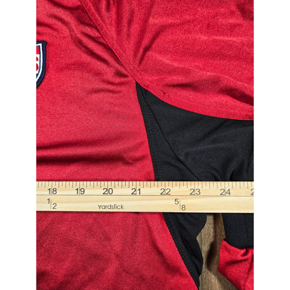 Nike Dri-Fit Team USA Soccer Track Shirt Men’s XL Red Long Sleeve Rare Vintage - Picture 6 of 8
